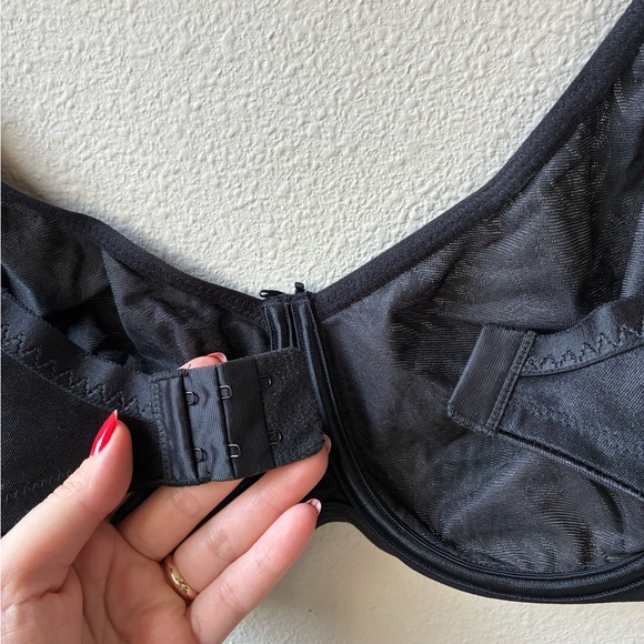 NWT Dominique Lila Everyday Lace Minimizer Bra 7001 in Black (Size: 34D) - Picture 12 of 14